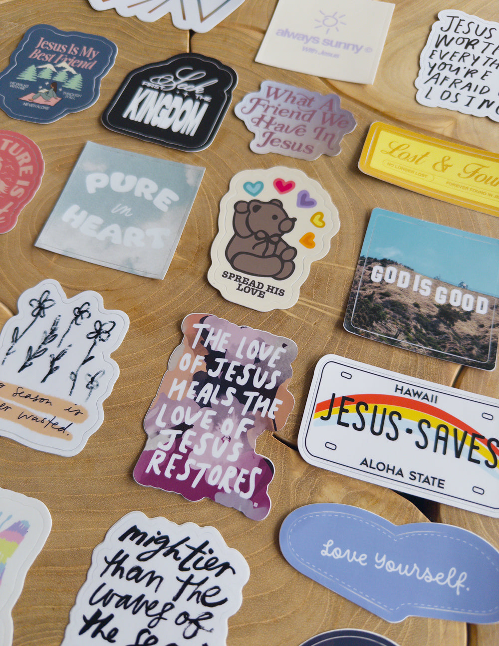 10 Random Stickers: Faith You Can Wear