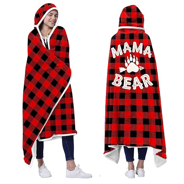 Mama Bear Wearable Blanket Hoodie