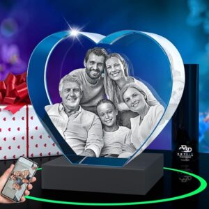 ArtPix 3D Crystal Photo Heart